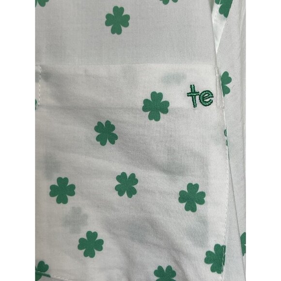 Tipsy Elves Mens Shirt Size XXL 4 Leaf Clover Short Sleeve Green St Patrick’s - Picture 5 of 8